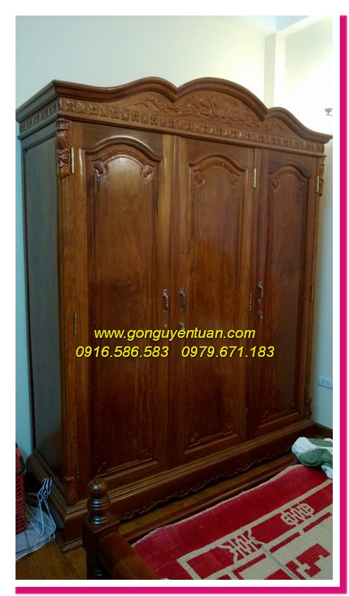 Tủ áo, bàn học gỗ giáng hương